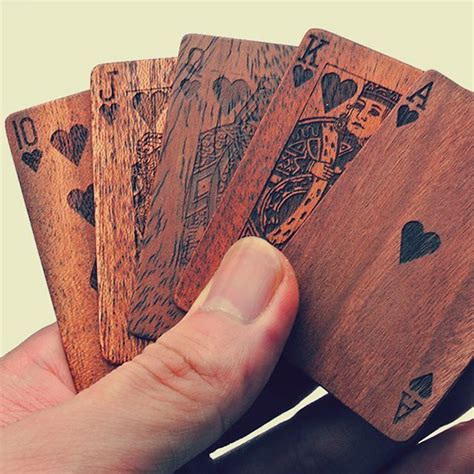 Wooden Playing Cards Joe S Daily