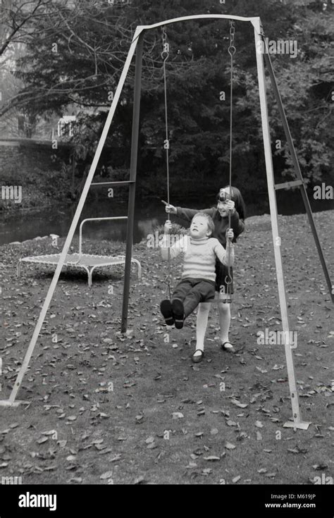Children Playing Outside 1960s High Resolution Stock Photography And