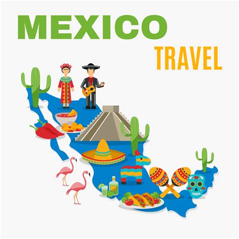 Map Mexico Free Vector Art 13008 Free Downloads