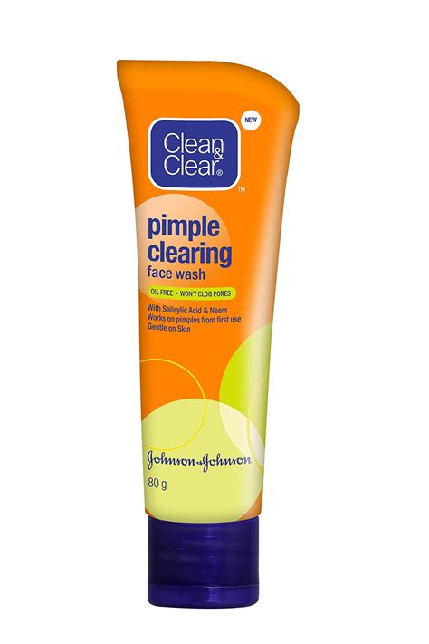 Clean And Clear Pimple Clearing Face Wash 80g Beauty