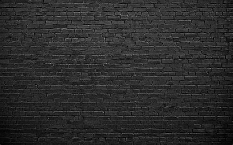 Black Brick Wall Brickwork Background For Design Stock