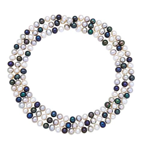 Multi Freshwater Cultured Pearl Necklace Brandalley
