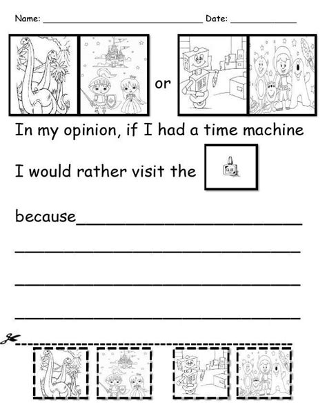 Opinion Writing First Grade Pdf Must See Worksheets Train