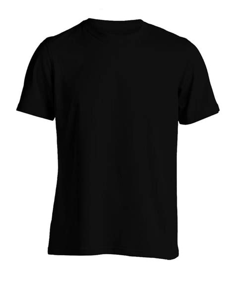 Kaos Hitam Polos Depan Belakang Hd