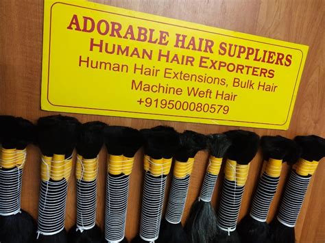 Women Black Virgin Indian Bulk Hair For Personal Plastic Packaging At Rs 1500piece In Chennai