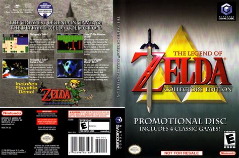 The Legend Of Zelda Box Art Cover For The Nintendo Game Promotional