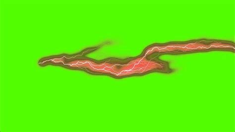 Force Lightning Red Green Screen Animation Free Footage Hd Youtube