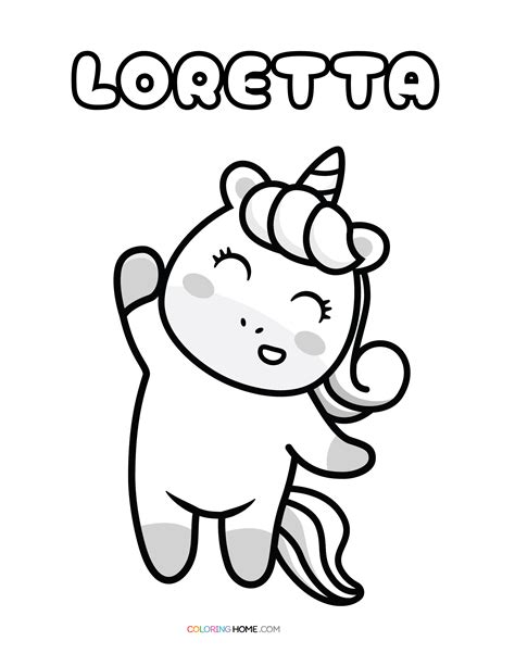 loretta name coloring pages coloring home