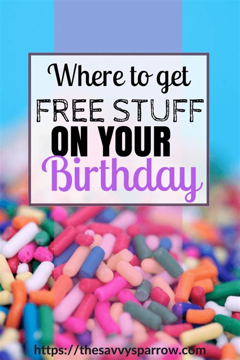 Discover 100 Amazing Birthday Freebies