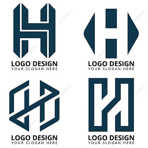 Gambar Huruf H Koleksi Desain Logo Modern H Logo H Huruf H Png Dan
