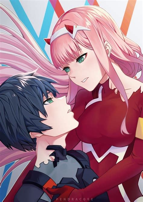 .zero two remixes refers to a series of video remixes mostly popular on tumblr in which users dub nonsensical audio over a dramatic scene from darling in the franxx featuring the characters hiro and zero two having not yet a member? Hiro and Zero Two : DarlingInTheFranxx