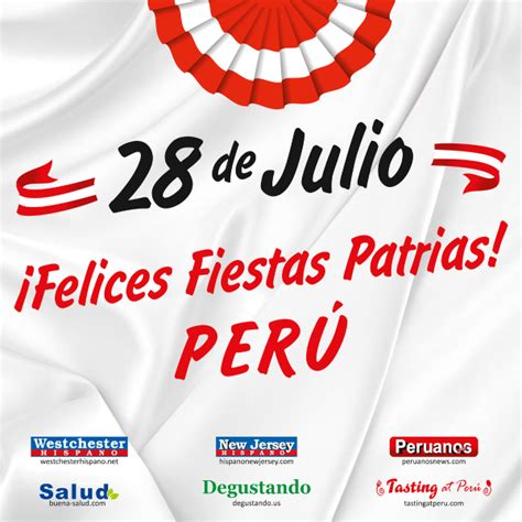 ¡felices Fiestas Patrias Perú Westchester Hispano