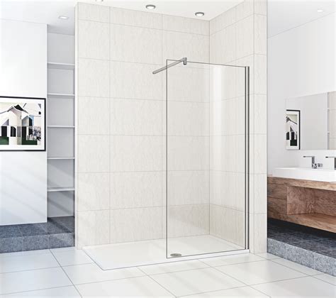 Shower Enclosure Walk In Fitting Screen Easyclean Glass Door Panel Mm Height EBay