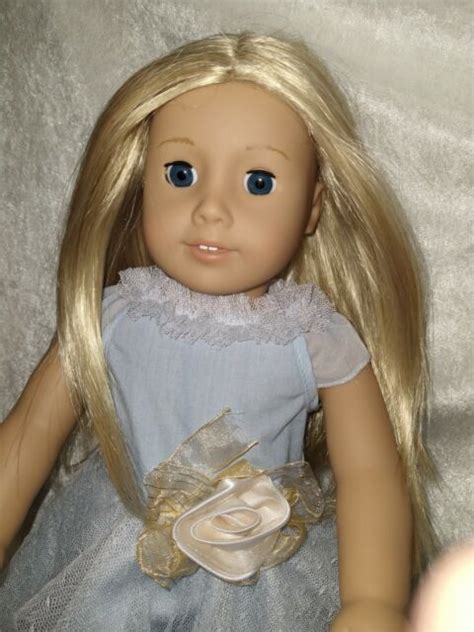 American Girl 18 In Blonde Hair Blue Eyes Doll Light Skin Used Truly Me 27 Ebay