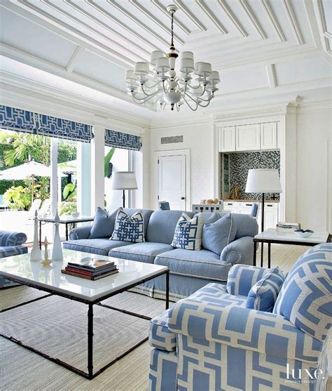 Blue And White Living Room Ideas