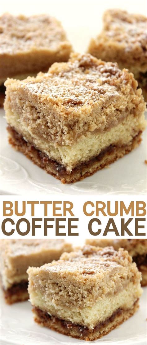 Homemade Butter Crumb Coffee Cake This Delicious And Moist Cake Is