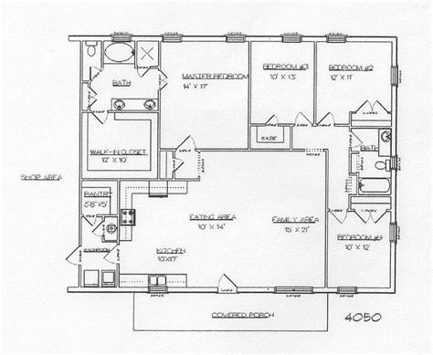 Barn House Plans 40x60 Barndominium Floor Plans With Shop Home Design