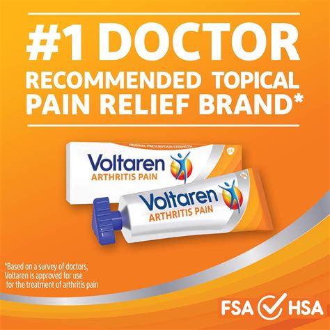 Buy Voltaren Arthritis Pain Gel For Powerful Topical Arthritis Pain