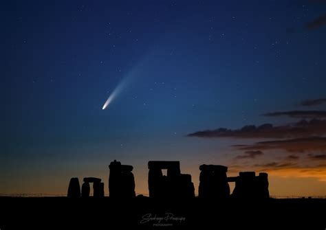 Neowise Comet Over Stonehenge Dronescapes 12th July I Will Be Your