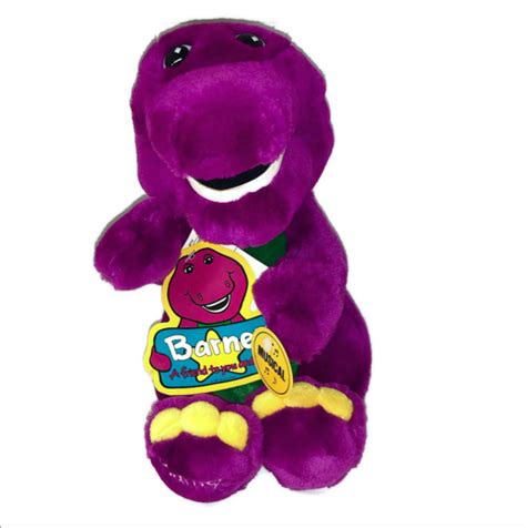 Vintage Barney Plush Stuffed Animal Barney And Friends Vintage With Tags