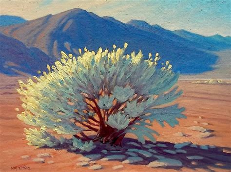 Death Valley California Original Watercolor Painting Desert Mountain