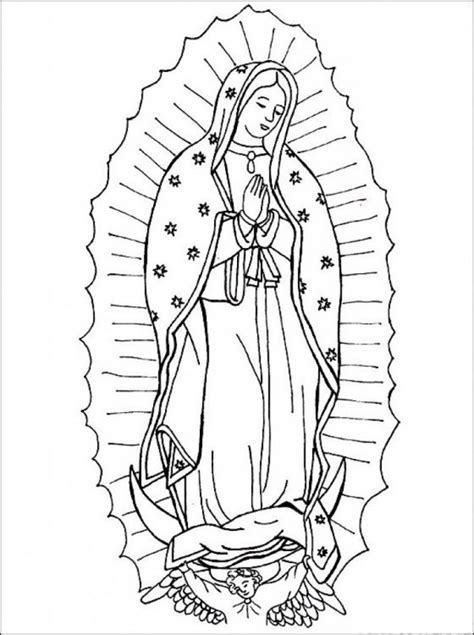 Bibe Get 32 Imagen De La Virgen De Guadalupe Animada Para Colorear