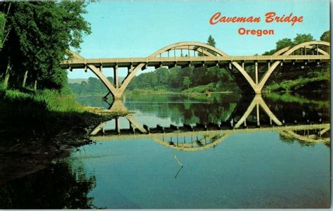 Caveman Bridge Crossing The Rogue River At Grants Pass Oregon