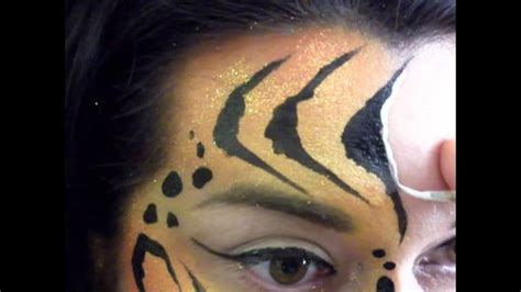 Tiger Eye Makeupface Painting Design Youtube