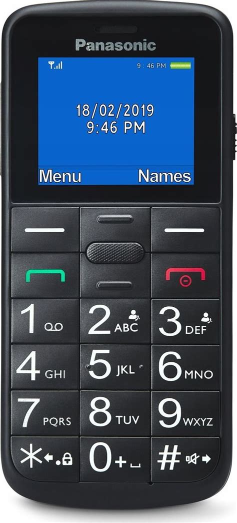 Mobilais Telefons Kx Tu110ex Black Panasonic Mobile Phone For Senior Kx