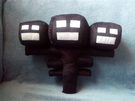 Custom Plush Wither Plush Inspired By Minecraft Stuffies Plushies
