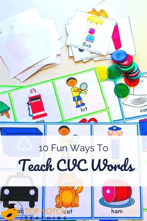 Fun Ways To Teach CVC Words Cvc Words Teaching Language Art