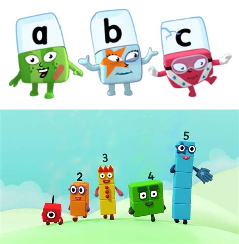 Alphablocks And Numberblocks Learning Letters And Numbers Together