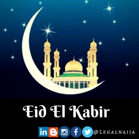 From all of us at dpr, happy eid el kabir #eidelkabir #happyholidays #dpr. Happy Eid El Kabir ~ The Nigerian Blawg