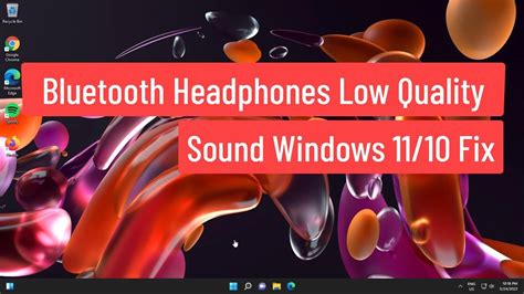 Bluetooth Headphones Low Quality Sound Windows 1110 Fix Youtube