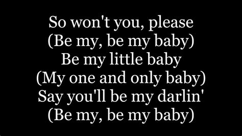 The Ronettes Be My Baby Lyrics Youtube