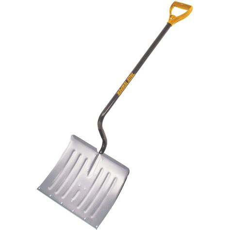 True Temper 18 In Aluminum Snow Shovel With Steel Wear Strip And 375