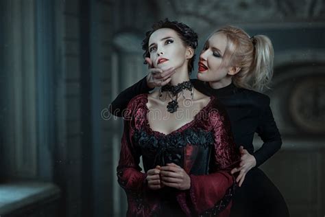 Scary Female Vampire Bite
