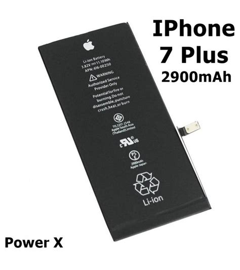 Apple Iphone 7 Plus Battery Replacement With 2900mah Capacity Black