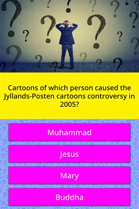 Cartoons Of Which Person Caused The Trivia Questions