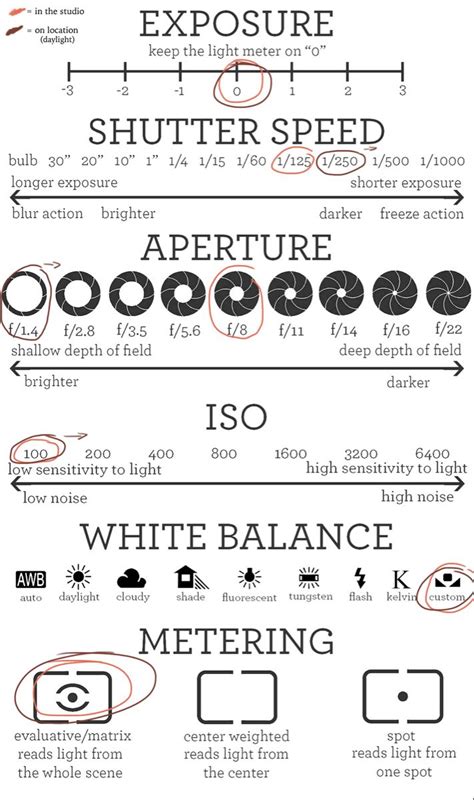 Manual Photography Cheat Sheet Infographic My Xxx Hot Girl