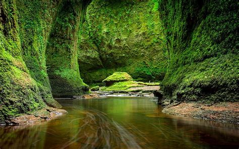 Hd Wallpaper Scotland Green Rocks And River Windows 10 Hd Wallp