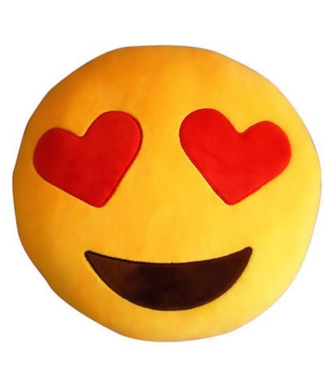 Emoji 32cm Silly Smiley Pillows Emoticon Yellow Round Cushion Pillow