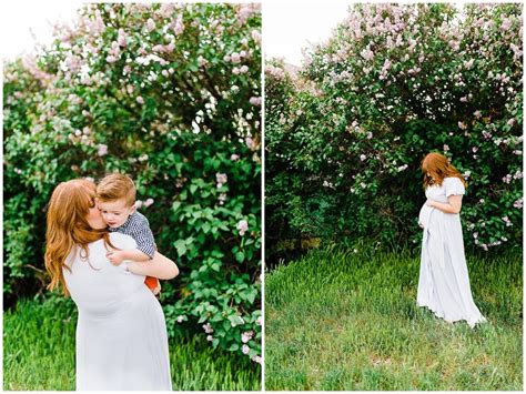 Lilac Maternity Session Utah Photographer Truly Photography