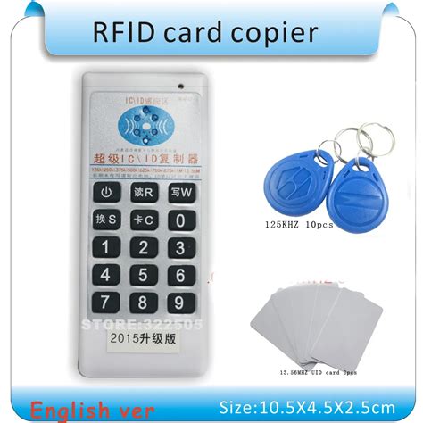 Updated Handheld 125Khz 13 56MHZ RFID Copier Duplicator Cloner ID IC