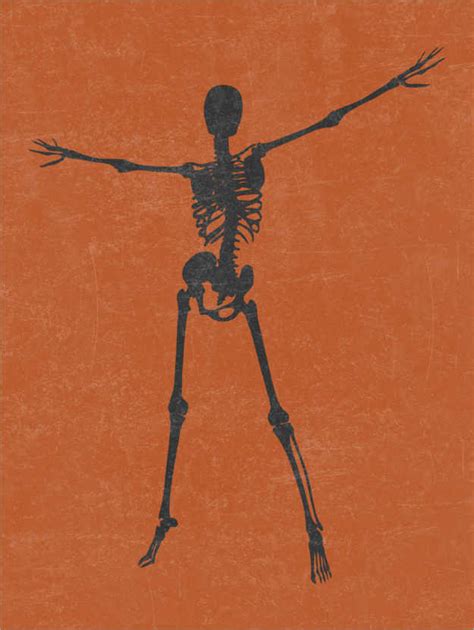 Dancing Skeleton Print By Talex Posterlounge