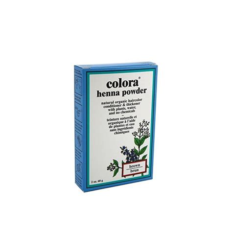 Colora Henna Powder Natural Organic Dye Hair Colours Martha Beauty