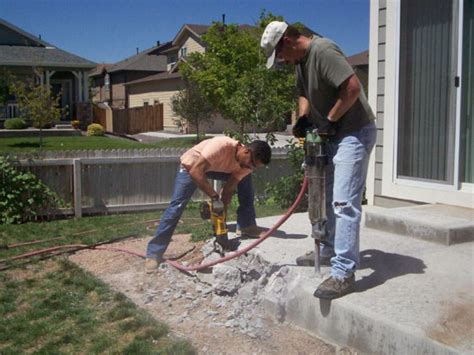 Concrete Patio Removal Patio Concrete Breaking Service And Hauling In Las