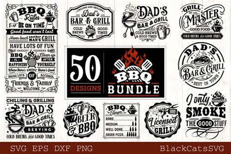 Barbecue SVG Bundle 50 Designs BBQ Svg Bundle 2486404