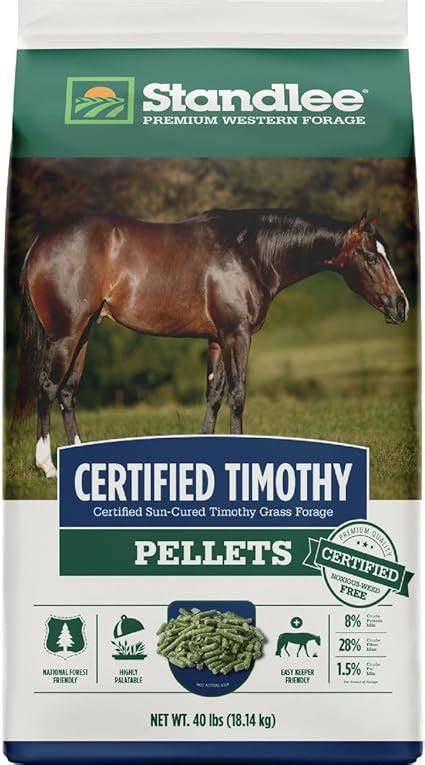 Standlee Hay Company Timothy Pellets 40 Lb Pet Supplies