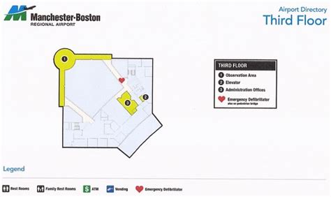 Manchester Boston Regional Airport Mht Terminal Map Thi Flickr